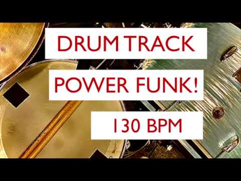 Drum Track Power Funk Beat 130 BPM