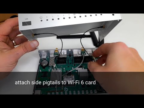 Wi-Fi 6 upgrade kit installation