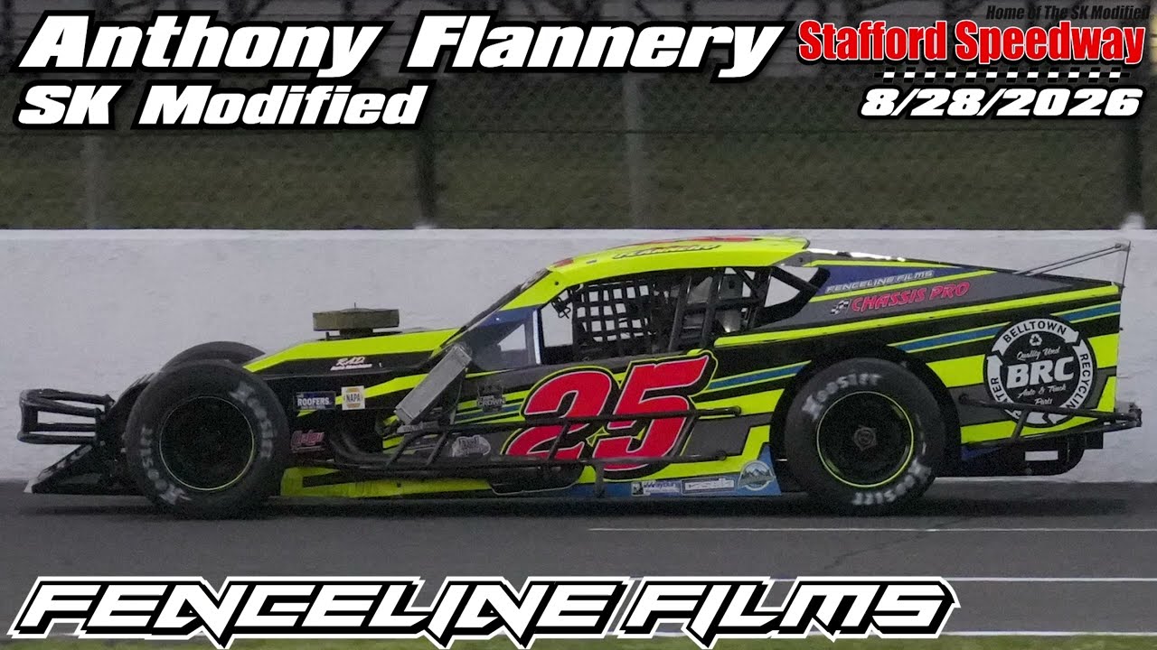Anthony Flannery SK Modified at Stafford Speedway
