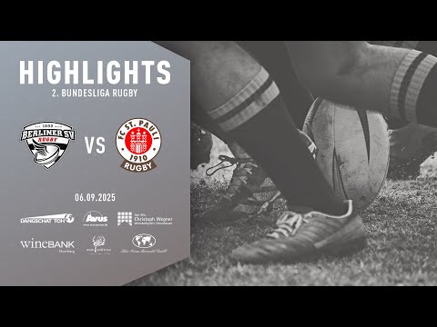 2. Bundesliga Nord/Ost BSV 1892 Rugby vs FC St. Pauli - 06.09.2025
