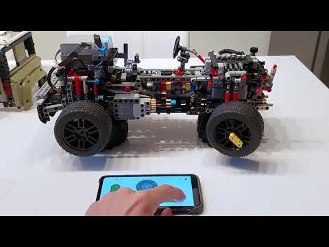 Motorised Lego defender v2