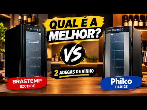 BRASTEMP vs PHILCO: Qual a MELHOR ADEGA de VINHO em 2026?