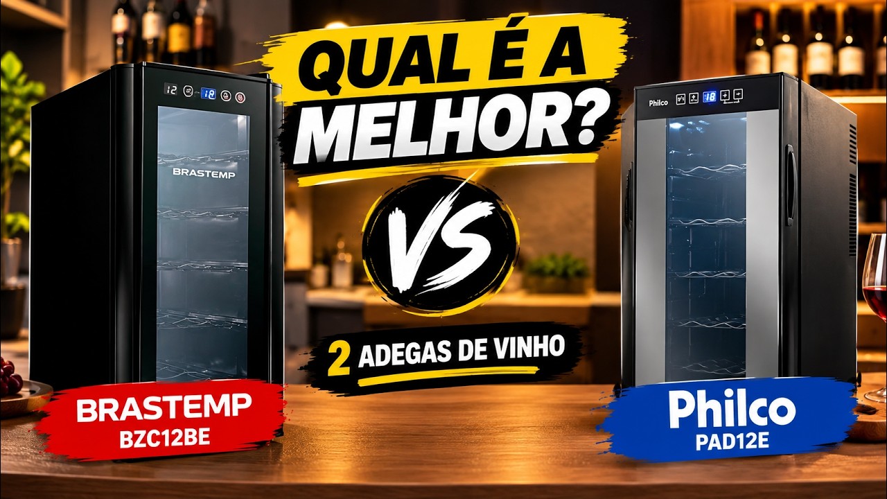 BRASTEMP vs PHILCO: Qual a MELHOR ADEGA de VINHO em 2026?