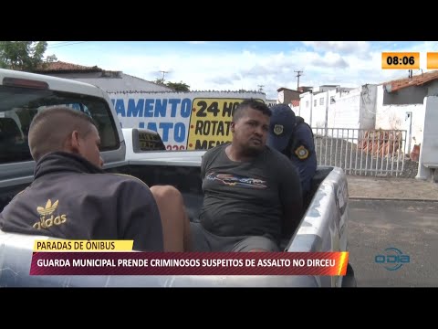 Dupla é presa por praticar assaltos em paradas de í´nibus no Dirceu 23 03 2021