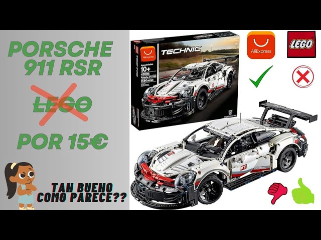 Vídeo relacionado con LEGO Technic Porsche 911 RSR Maqueta de Coche de Carreras para Coleccionista, Vehículo de Juguete de Construcción para Niños y Niñas de 10 Años o Más 42096