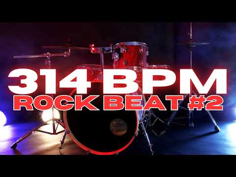 314 BPM - Rock Drum Beat - Loop 2