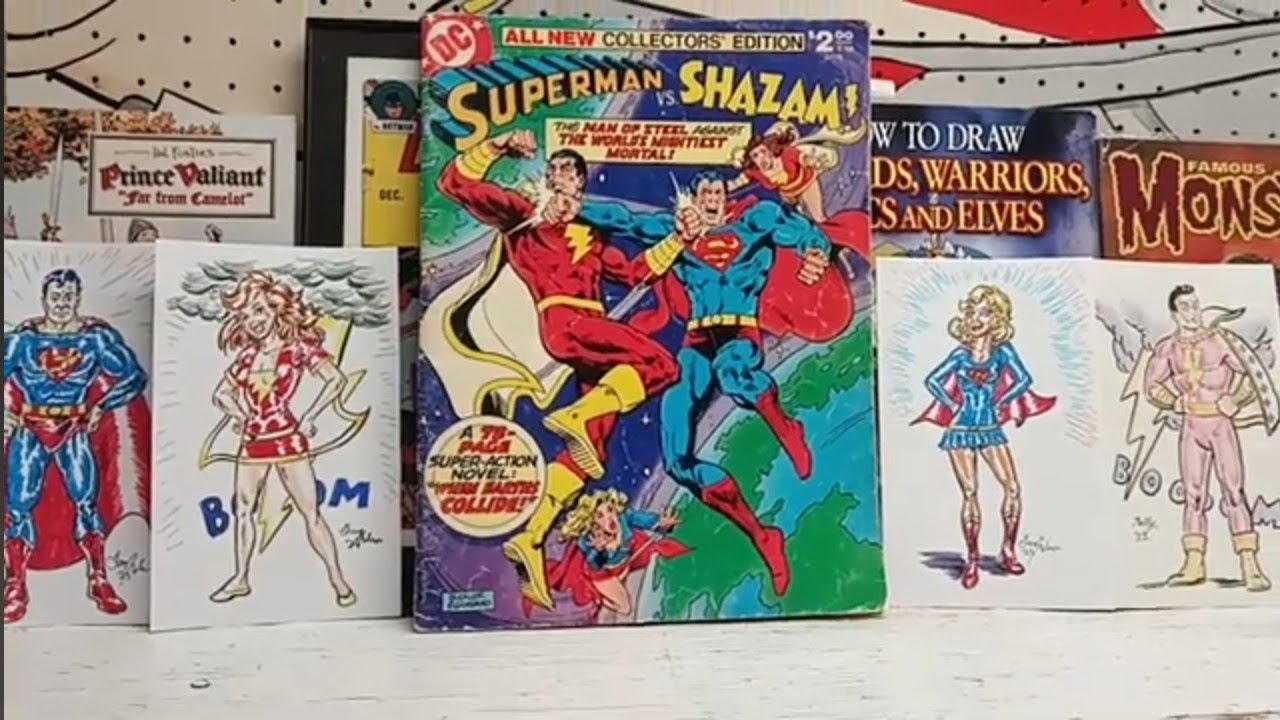 EP 653 Superman vs Shazam Collectors Edition from DC Comics 1978 By G Conway R Buckler D Giordano.