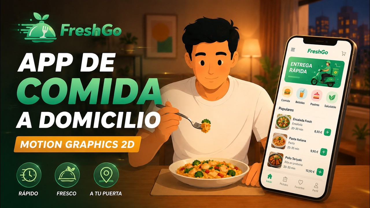 App comida · Vídeo explicativo