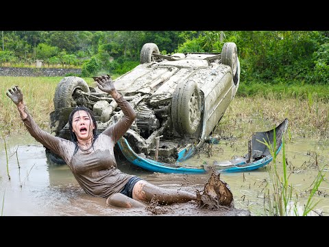 I Found a Mitsubishi GALANT Crashed in a Muddy Field/ Complete Repair and Restoration