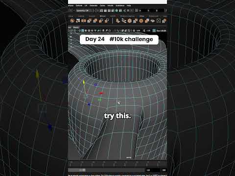 Fix Broken Edge Loops in Maya 🧩 | How to Select Continuous Edges Cleanly #Shorts