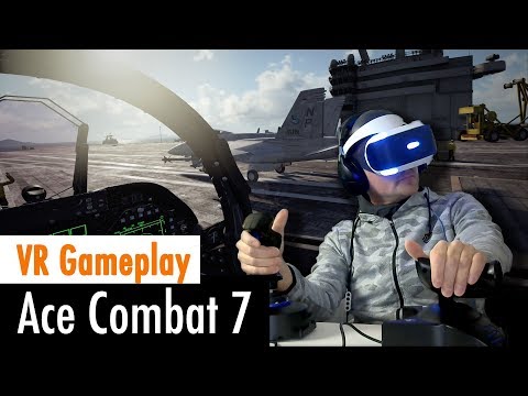 TOP GUN in VR: Ace Combat 7 + PlayStation VR + Flightstick [PS4]