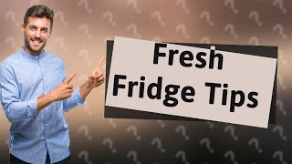 Why does my fridge smell but no rotten food?