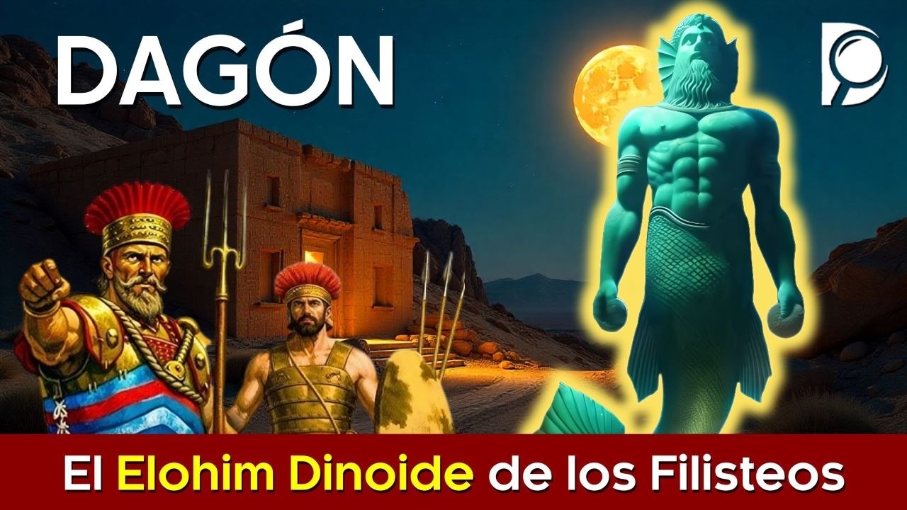 DAGÓN 🧜‍♂️ El Elohim Dinoide de los Filisteos