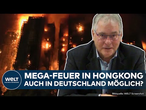HONGKONG: Nach Feuer in Hochhaus! Löscharbeiten extrem schwierig! Viele Tote und Vermisste