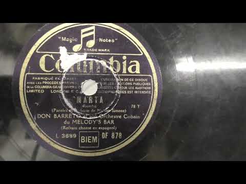 Don Barreto: Marta. (1932).