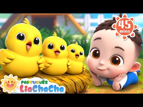 Os Pintinhos Dizem Piu Piu 🐤🐥 | Músicas da Fazenda | LiaChaCha em Português - Músicas Infantis