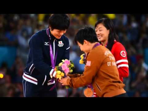 youtube com Hitomi Obara Wins Wrestling Gold Medal 2012 London Olympics   YouTube