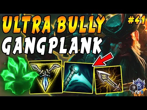 Tilt Your Enemies as Lane Bully Gangplank with Trinity Force and Grasp! | Iron 4 to Diamond Ep 41