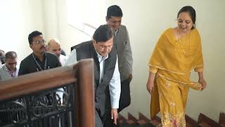 Shri Mangal Prabhat Lodha visit to Symbiosis Skills and Professional University.