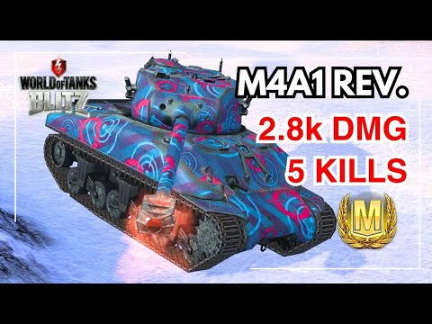 M4A1 Rev. | WOT Blitz Ace Mastery Gameplay