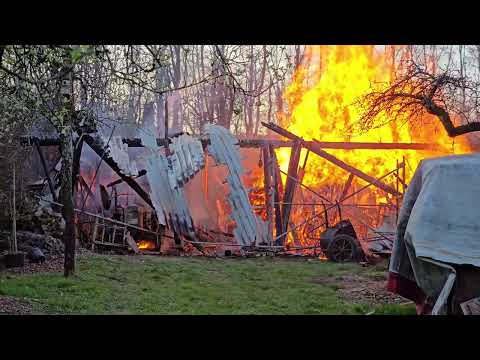 Baiertal - Brand einer Scheune