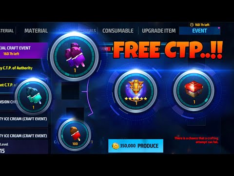Chance for FREE BRILLIANT! // CRAFT EVENT EXPLAINED...GUARENTEED CTP FARMING // MFF // F2P