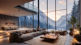 December Jazz In Luxury Apartment Christmas - Cozy Jazz Background On A Snowy Day For Relaxation