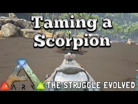 Ark: easiest way to tame a scorpion 🦂  (Xbox one) -  pulmonoscorpius