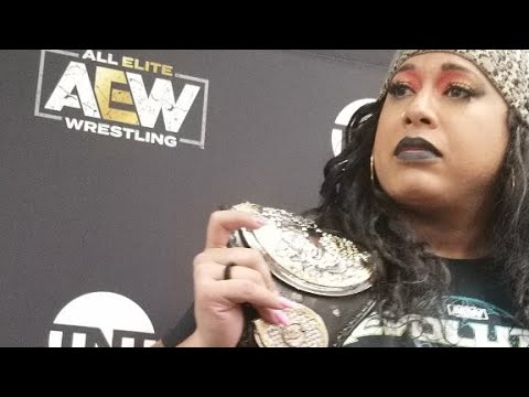 Watch: Nyla Rose AEW Revolution Media Scrum