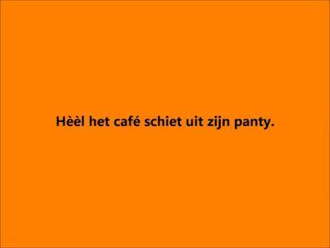 Heel het cafe schiet uit zijn panty - CV de Jassen (songtekst)