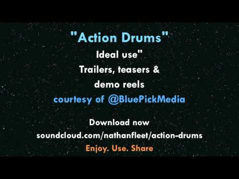 TRAILER MUSIC - Action Drums by Nathan Fleet