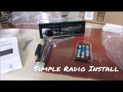 How to install a car radio // Simple!