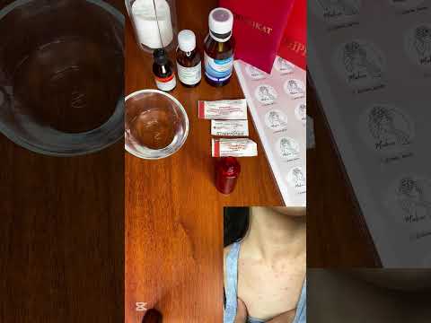 Periks vodorod3ml Kamfora 10% eritma3ml Spirt3ml Suv20ml:Streptotsid 2t Furatsilin2t Levomitsin2t