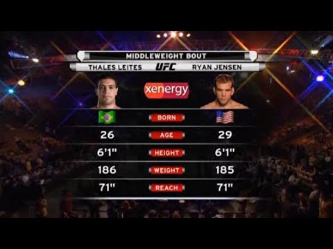 Thales Leites vs Ryan Jensen full fight