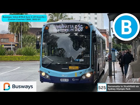 Busways: Volvo B7RLE Euro 5 (ZF EcoLife) / Custom Coaches CB80, 2833 ST