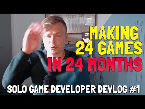 Making 24 Games in 24 Months - Solo Game Developer Devlog #1