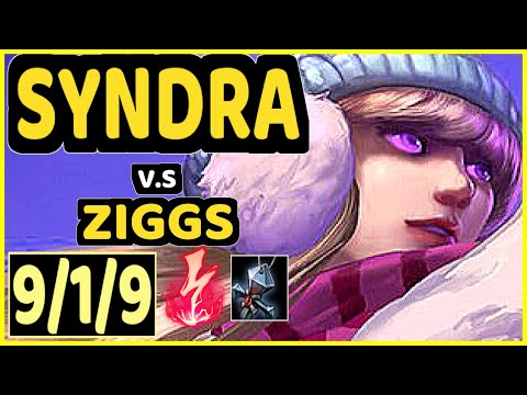 INNAXE (SYNDRA) vs ZIGGS - 9/1/9 KDA MID CHALLENGER GAMEPLAY - EUW