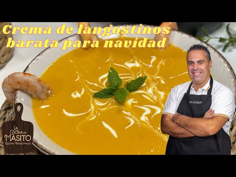 CREMA DE LANGOSTINOS  una receta por MUY POCO DINERO