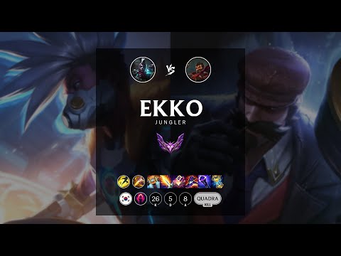 Ekko Jungle vs Graves - KR Master Patch 12.6