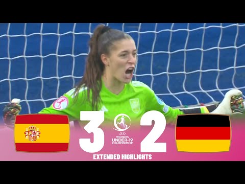 Germany vs Spain | Highlights & Penalty Shootout| U19 Women's European Championship Final 30-07-2023