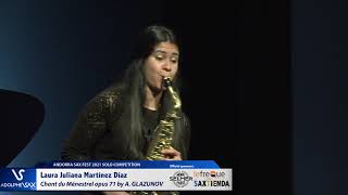 Laura Juliana Martínez Díaz plays Chant du Ménestrel opus 71 by Alexander GLAZUNOV