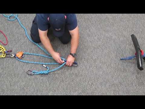 4:1 Mechanical Advantage w/ double sheave pulleys