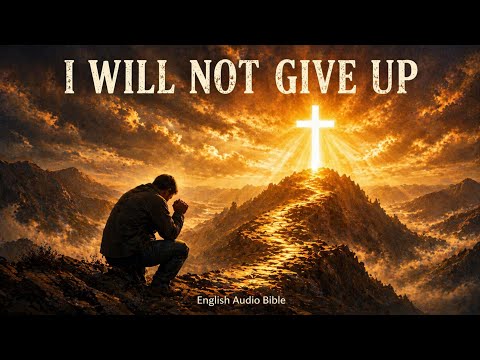 I Will Not Give Up (Lyrics Video) - English Audio Bible