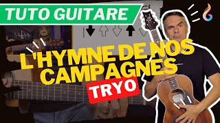 L'hymne de nos campagnes guitare - Tutoriel débutant