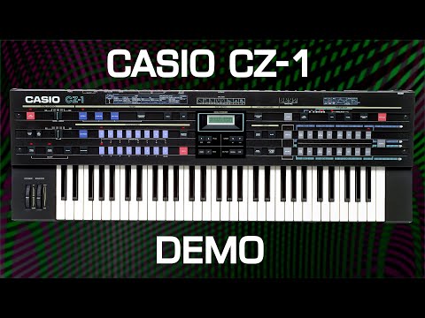 CASIO CZ-1 DEMO (No effects - no external Drums - just pure!) [Vinatge Synths].