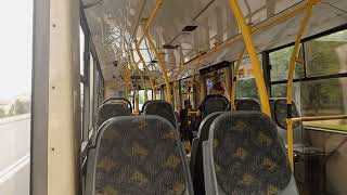 Поездка БКМ-321 № 0044 по маршруту 1 (Стадион Родина - Улица Дружбы)