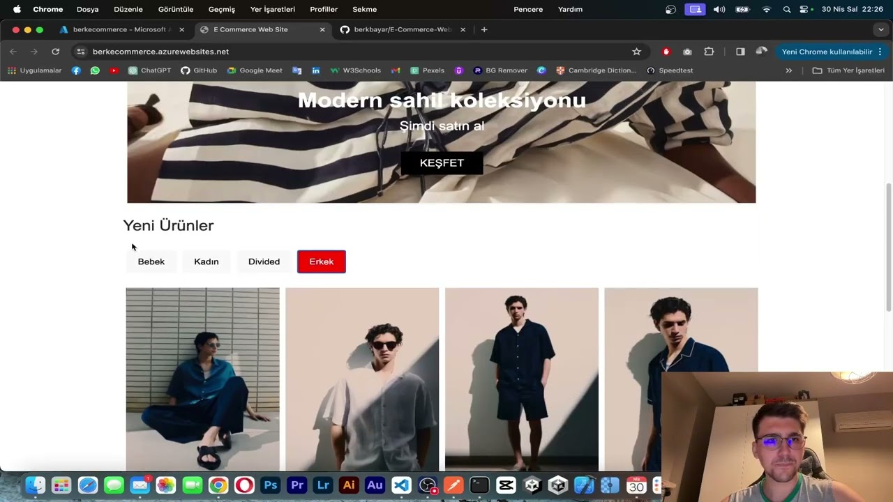E Commerce Web Site - Python Flask , PostgreSQL , Javascript
