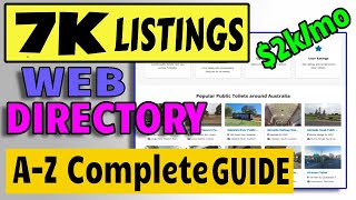 How I Built a 7,000+ Listing Directory Website | Complete A-Z Guide