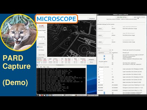 Demo of the free image capture C program - PARD Capture