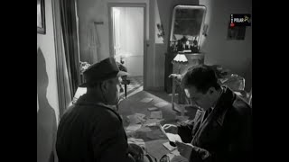 Michel Piccoli [Un inspecteur] dans ''Les mauvaises rencontres'' (1955) d'Alexandre Astruc